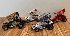 NEW 2025 Pull Back Sprint Car Legend Series (#1, #10, #13, & #21) set of 4