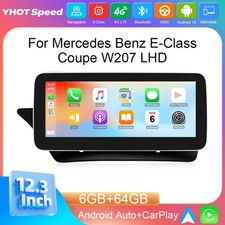 12,3" Multimedia Car Stereo Android Autoradio F&uuml;r Mercedes E W207 C207 4G LTE