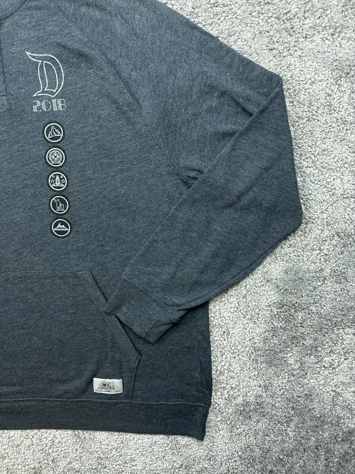 Pullover de los Parques Disney para Hombres XL 2018 Half Snap Disneyland California Adventure Foto 2 de 4