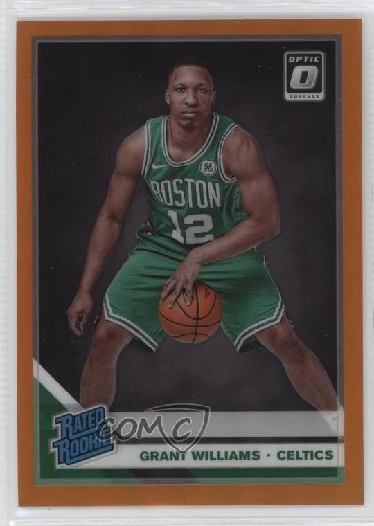 2019 Panini Donruss Optic Rated Rookie Orange Prizm /199 Grant Williams #157 7f0