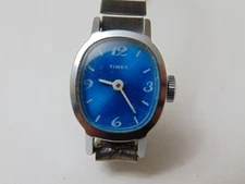 Vintage Timex Wind-Up Mechanical Manual Watch for Parts or Repair