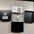 2022-W American Silver Eagle 1 oz .999 Silver Burnished Uncirculated w/ COA