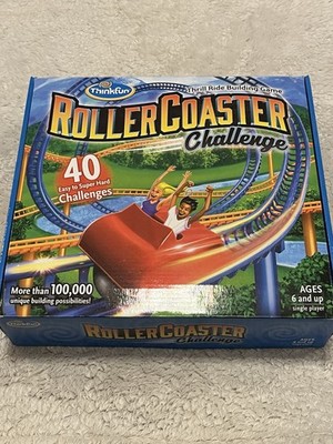 Roller Coaster Challenge COMPLETE Thinkfun 2017 Building Game Puzzles Ride