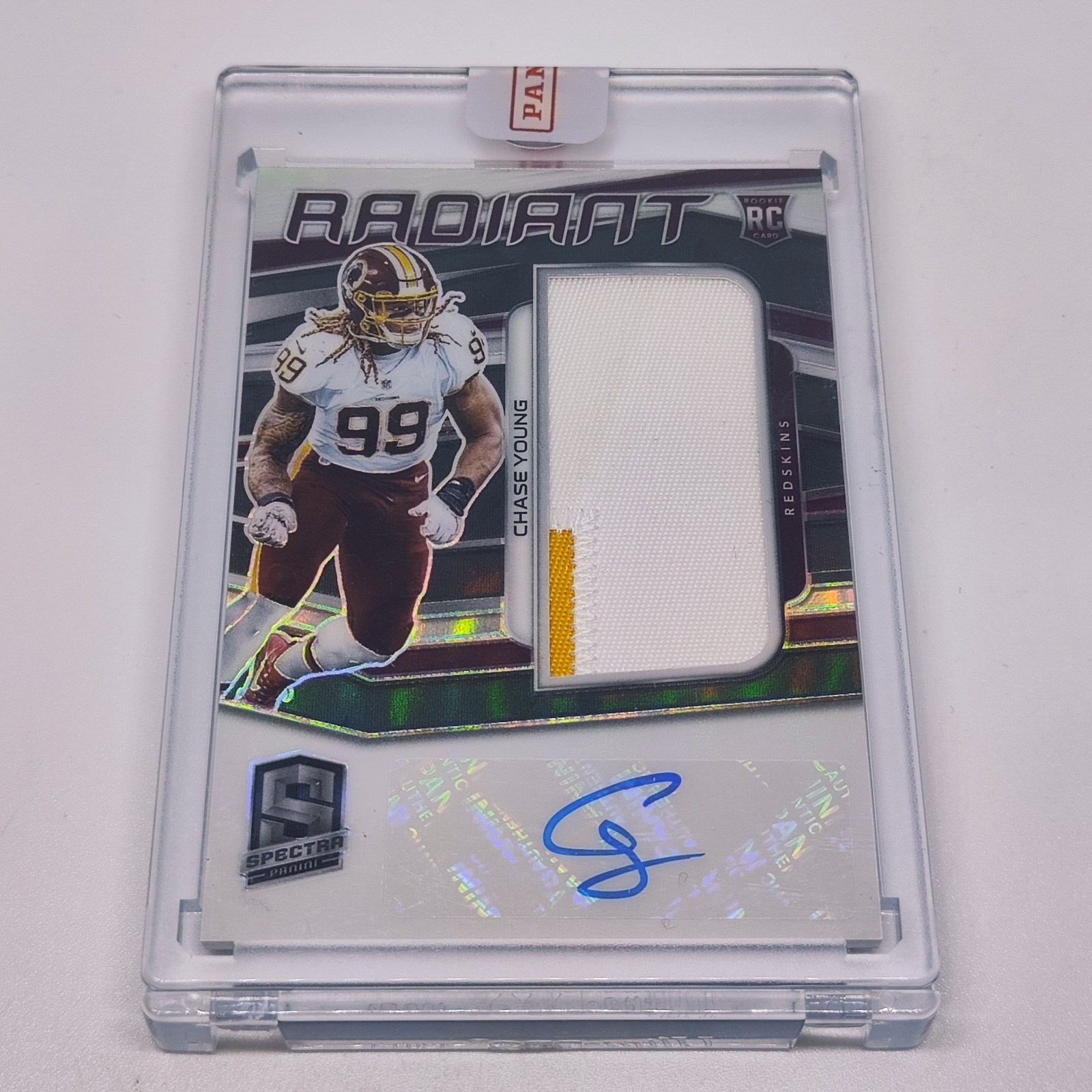 2020 Panini Spectra Radiant Rookie Patch Auto CHASE YOUNG /75!!