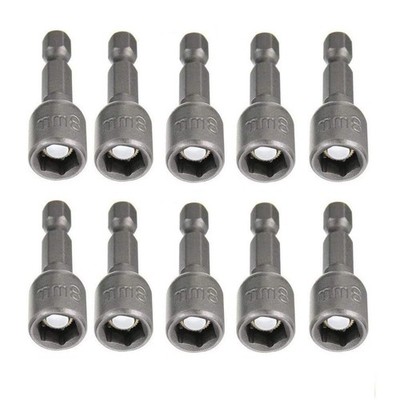 Saim 5/16'' Nut Driver Drill Bit Set, 10 PCS Hex Magnetic Impact One Size