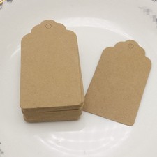 100 White Jewelry Earring Display Hanging Holder Cards 1.8"X1.2" Craft Shows