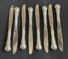 Estate Towle French Provincial 8 Dinner Knives Sterling Handles Stainless Blades