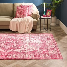 OHS Washable Rug Vintage Print Home Decor Non Slip Runners Soft Carpet Mat