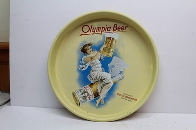 Vintage 1972 Olympia Beer-Capital Brewing Co. 13  Metal Serving Tray