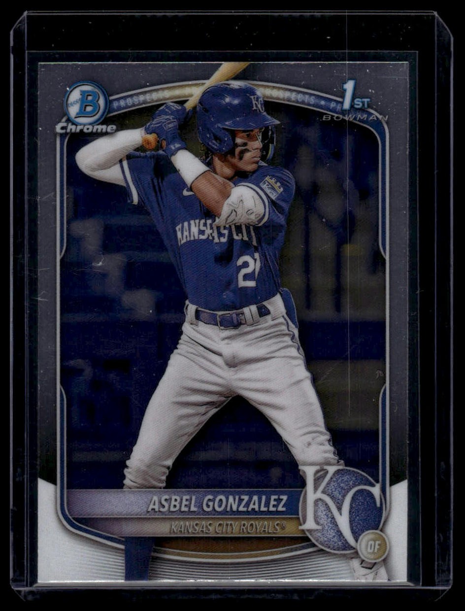 2025 Bowman #BCP-4 Asbel Gonzalez Chrome 1st Bowman