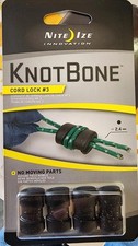 Nite Ize KnotBone Cord Lock 3   2 Pack 8 Cord Locks   Model KCL3-01-4R7