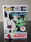 🔥Funko Pop! Star Wars: General Grievous #129 Signed/Quote Matthew Wood W/COA!🔥