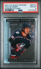 2021 UD BLACK DIAMOND DIAMOND FUTURES #BDFCS COLE SILLINGER 39/249 PSA 8