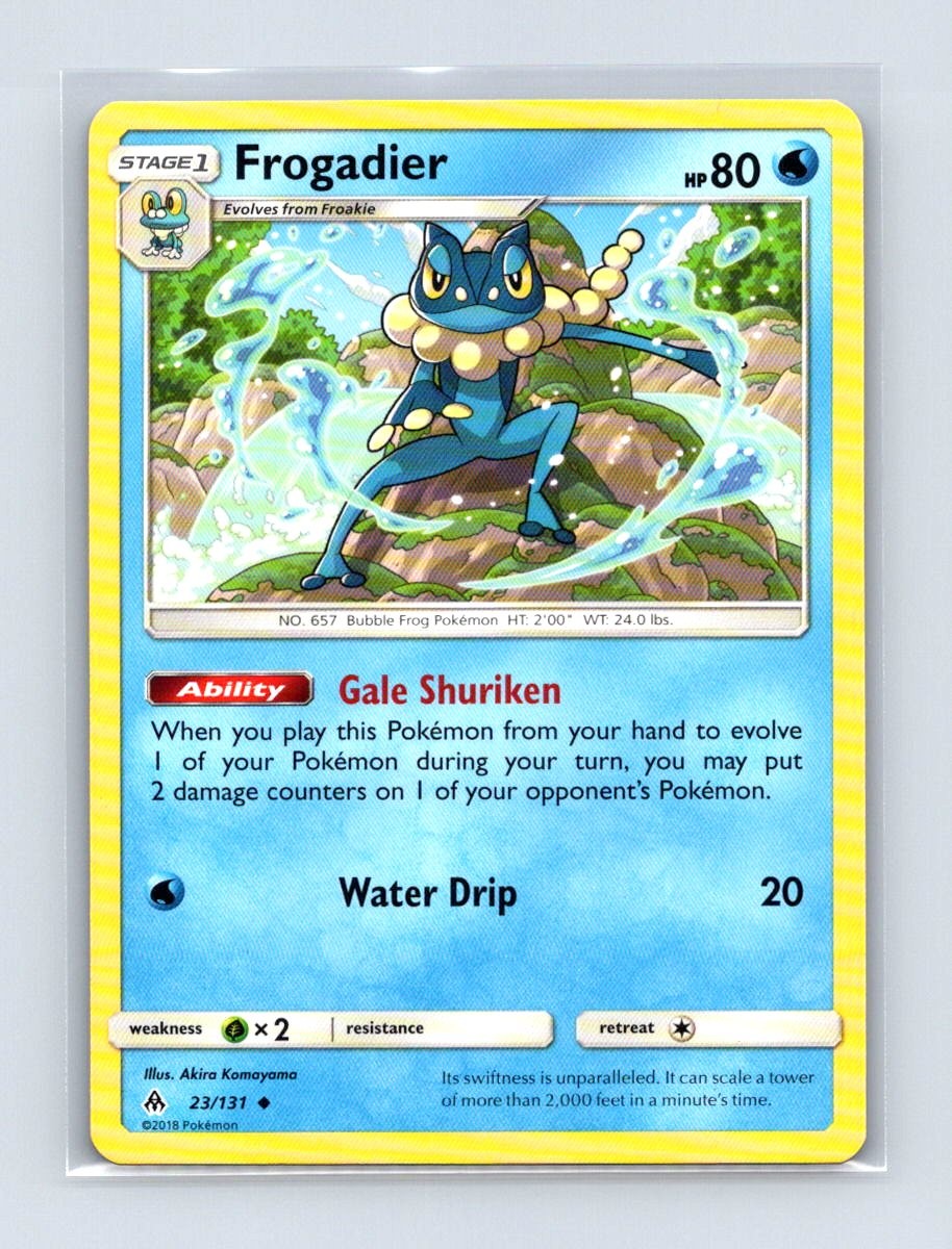 Frogadier 23/131 Uncommon Forbidden Light Pokemon Lightly Played