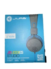 JLAB JBuddies Studio On Ear Folding Kids Wired Headphones New x2