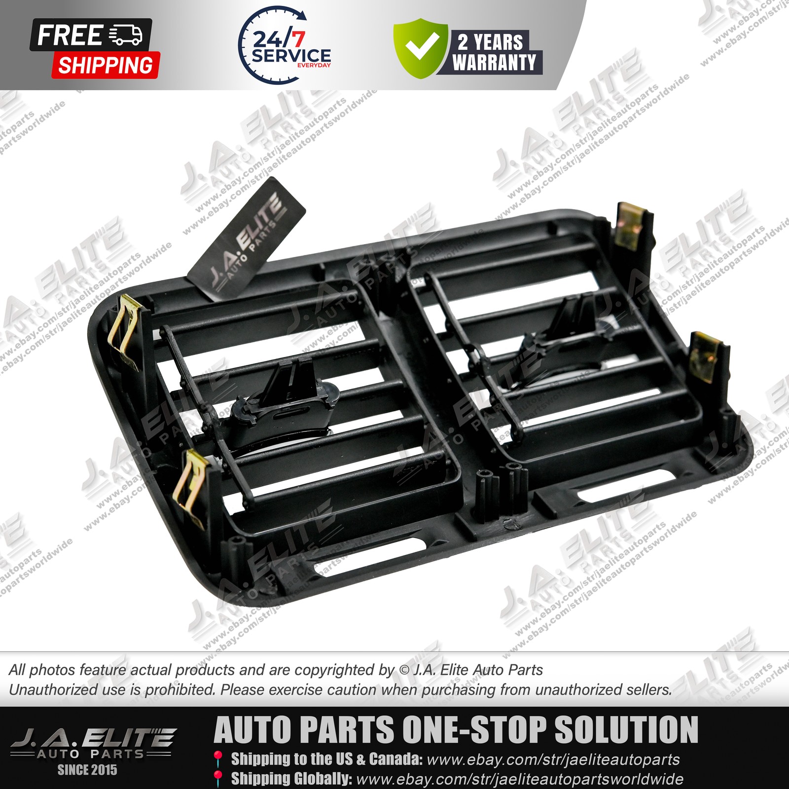 Maserati GranCabrio Front Right Air vent grilles 4 pcs P/N 68238500