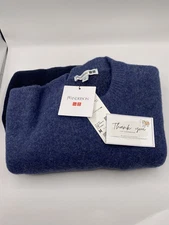 UNIQLO JW ANDERSON Souffle Yarn Gradation Crew Neck Sweater Blue Size M