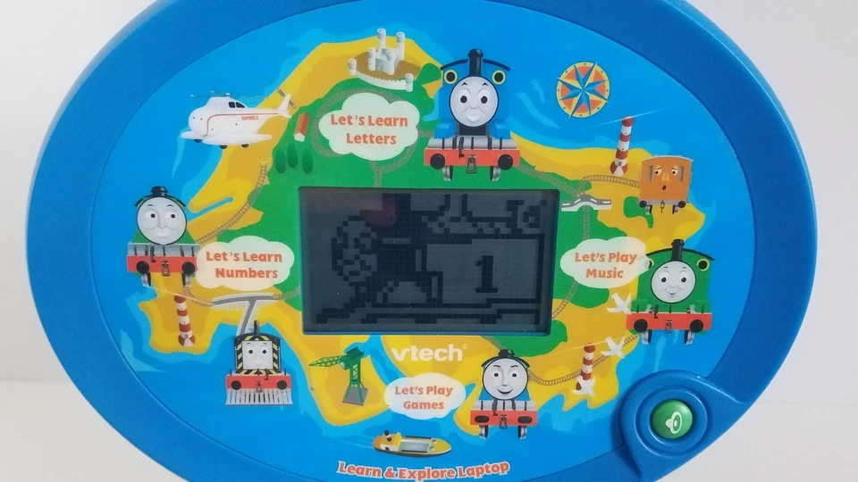 VTech Thomas & Friends Learn and Explore Working Laptop Computer Train Toy 2006 - Image 3 of 4
