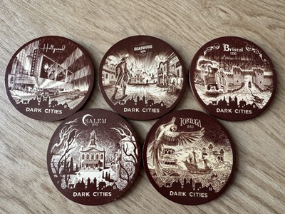 Dark Cities Coaster Set - KS Exklusiv von Facade Games (neu)