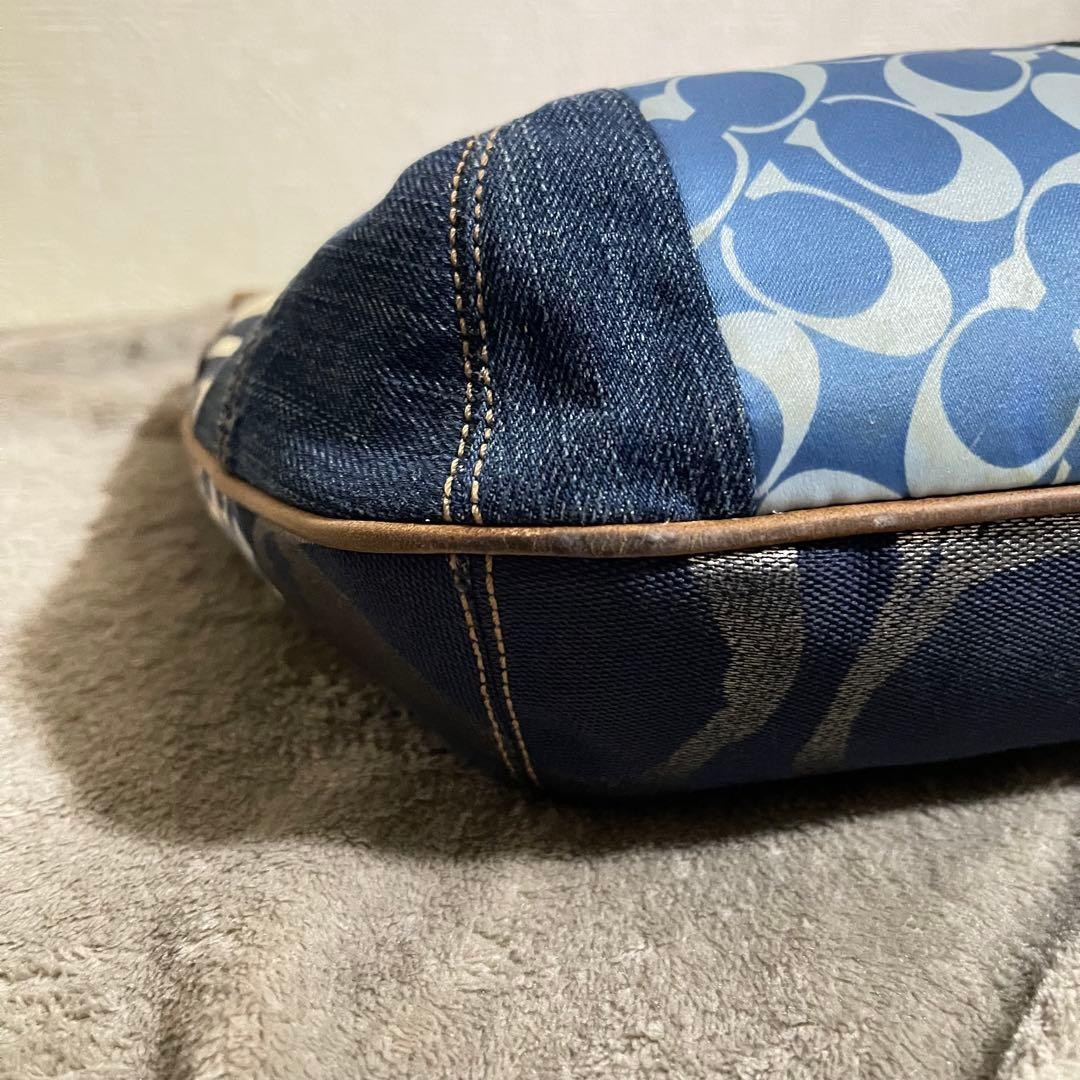 Coach Patchwork Denim Shoulder Bag Multicolor Y2K… - image 8