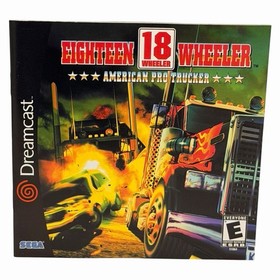 18-Wheeler American Pro Trucker (Sega Dreamcast, 2001) Complete w/ Manual Tested