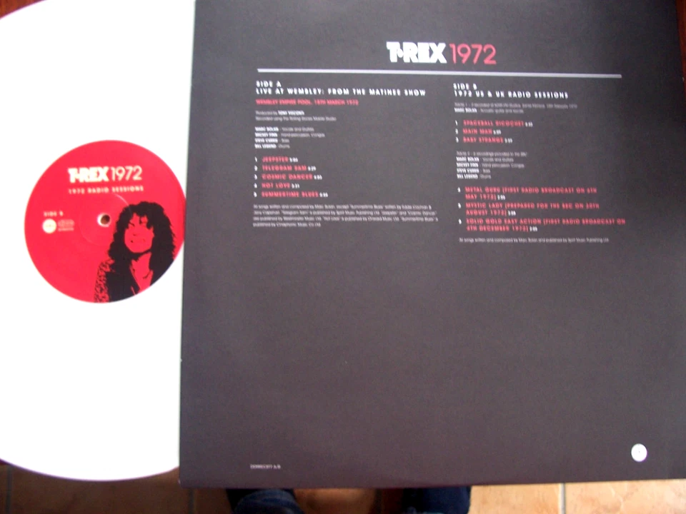 T.Rex double LP "1972" WHITE Vinyl 50th Anniversary DEMREC977 from 2022 = MINT - Image 3 of 4