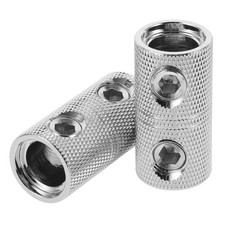 2Pcs Gauge Audio Terminal Butt Connectors for Brass Wire Coupling