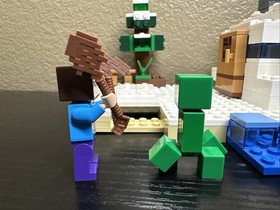 LEGO Minecraft: The Snow Hideout (21120) 100% Complete With Instructions A3