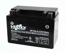 Vertex Battery VP12-A-4 Replaces YT12A-BS, CT12A-BS, LT12A-BS