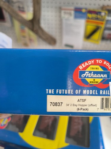 Ho Scale Athearn ATSF 34' 2 bahías offset 70837 paquete de 6 | Zustand: New