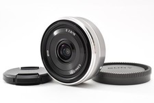 Sony SEL16F28 Camera Lens 16mm f/2.8 Silver from Japan Near Mint 3061336A