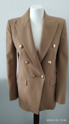 Zara Blazer, Camel, Gr. S/36