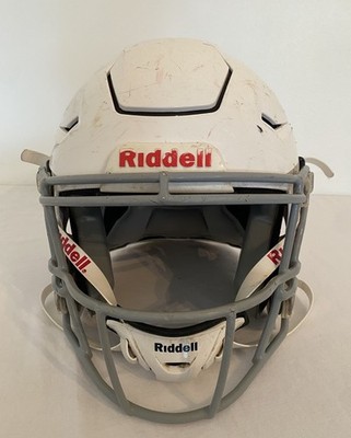 best youth football helmets 2020 Riddell SpeedFlex Youth Large Solid White Football Helmet 2020 Gray Face  Mask