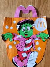 1990s McDonalds Happy Meal Halloween Bag Frankenstein Trick Or Treat Vintage