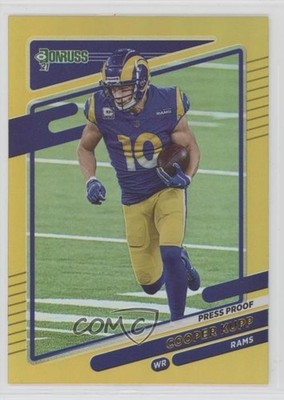 2021 Panini Donruss Press Proof Premium Cooper Kupp #142 09vk