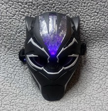 Marvel Black Panther Vibranium Power FX Mask Black And Purple With Lights