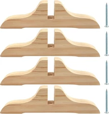 Lightweight and Sturdy 4-Pack Folding Privacy Screen Holders for Any Space