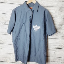Red Kap Bone Daddy's Print Shirt Size L