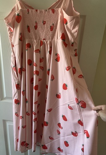 Ladies 50’s Style Summer Dress Size 2XL / 20 BNWT - Picture 5 of 11