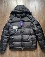 Ralph Lauren Polo Puffer Jacket – Black – Size S - Brand New With Tags ✅