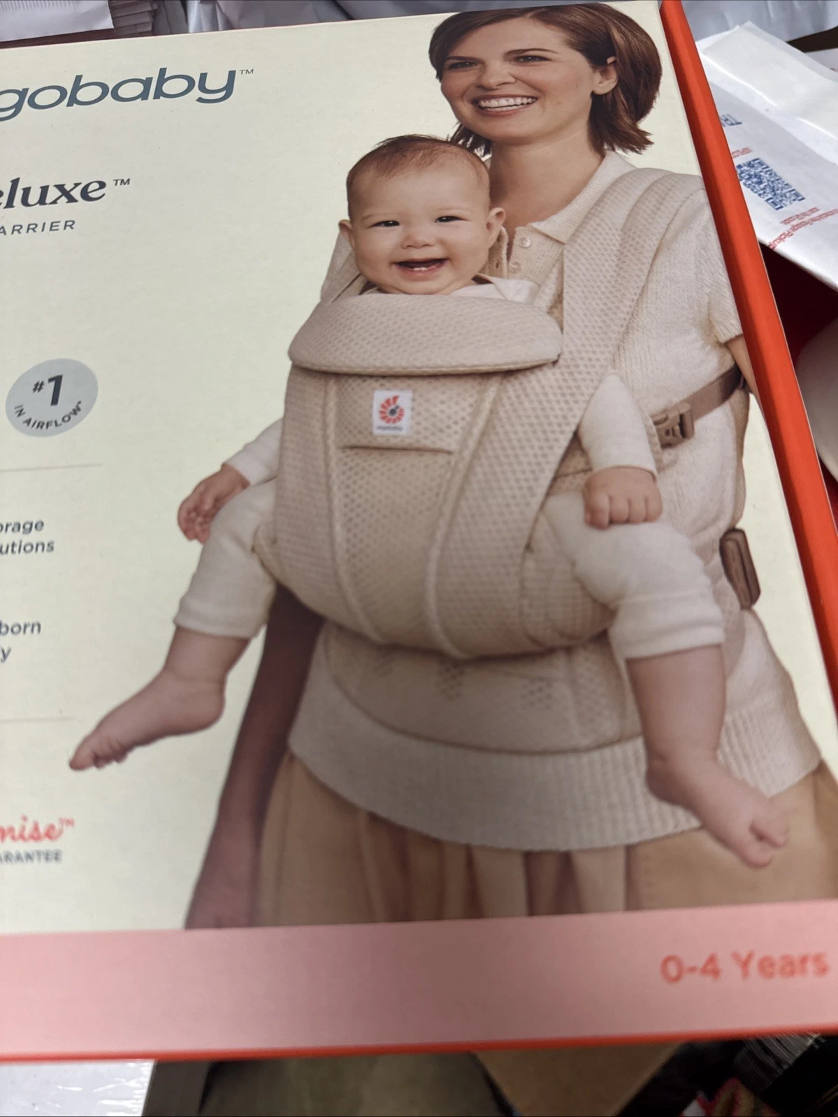Ergobaby Omni Deluxe Mesh All-in-One Baby Carrier - Natural Beige
Opens in a new window or tab