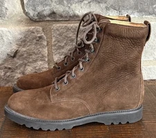 Rockport Waterproof Ankle Boots Brown Leather Lace Up Women’s Size 9.5