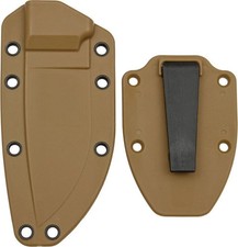 ESEE Model 3 Sheath Molded Coyote Brown Plastic Contruction with Boot Clip