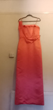 Watters & WTOO Bridesmaid Prom Cruise wedding party prom dress Size UK 12 peach