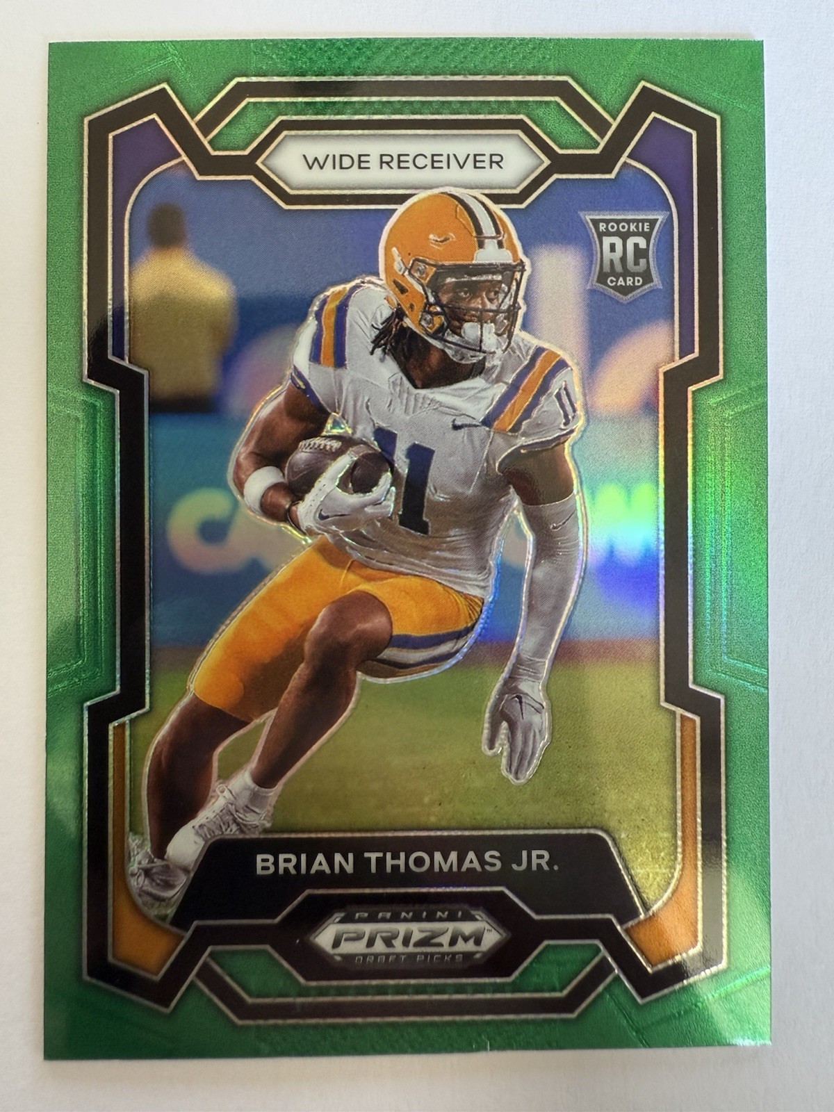 Brian Thomas Jr. - 2024 Panini Prizm Draft Picks - #118 Green Prizm (RC)