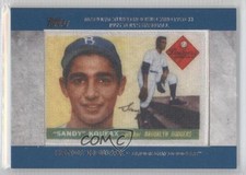 2013 Topps Manufactured Rookie Card Patch Sandy Koufax #RCP-4 Patch HOF 9x0. rookie card picture