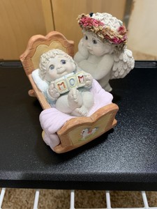 Download Vintage Dreamsicles Baby Holding Mom Sign With Angel -Used ...