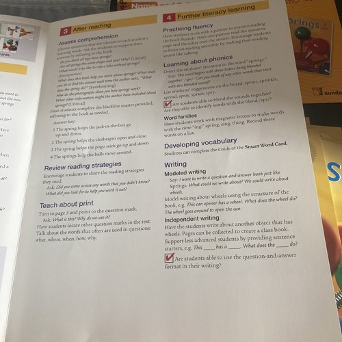 Sundance Alphakids Homeschool Unit Study Springs Kindergarten - Picture 4 of 10
