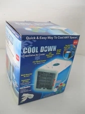Cool Down Evaporative Air Cooler w/ LED Mood Light, 3 Speed Lightweight Portable