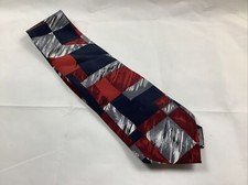 Necktie Blue Red Ketch Tie 4  Wide 60  Long Great Shape No Stains